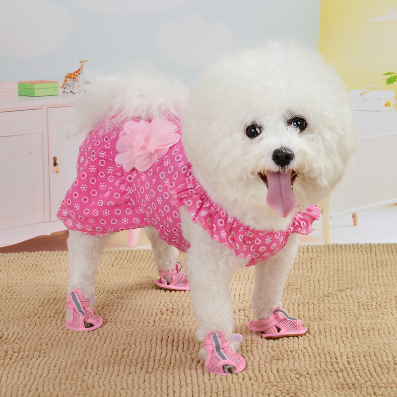 Summer Thin Spring And Summer Clothes Puppy Dog Lace Princess Skirt Teddy Bear Spring Clothes Small Dog Pet Clothing — image 4