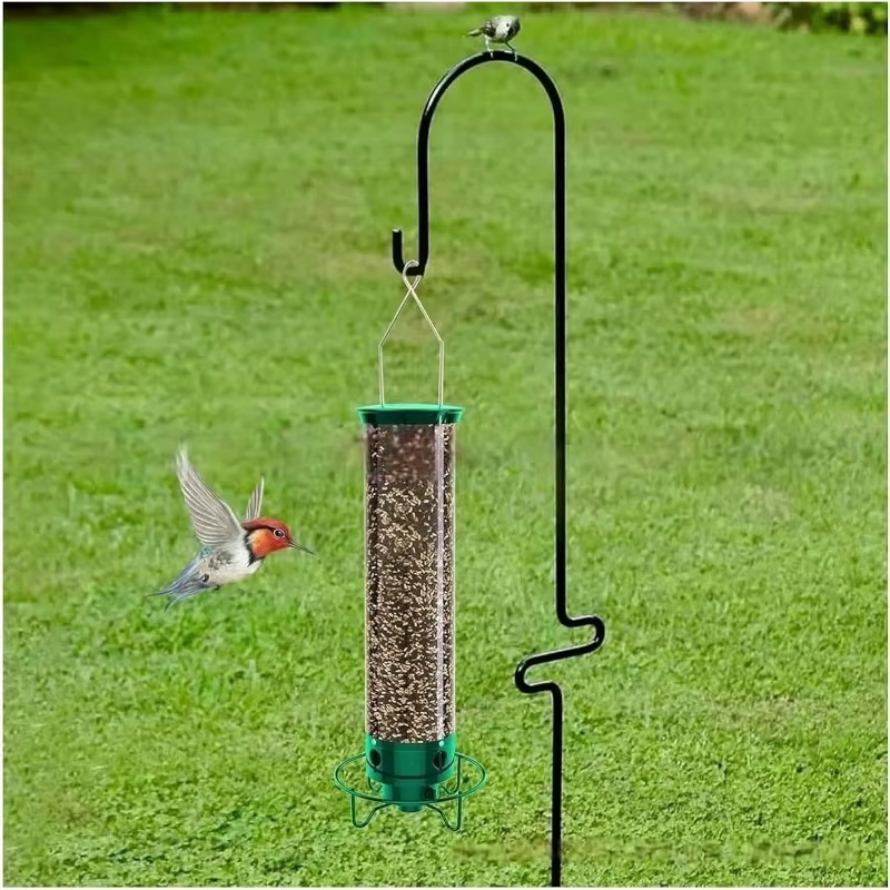 Hanging Wild Bird Feeder Weight Activated Rotating Squirrel Proof Outdoor Garden Yard Tree Mounted Automatic Bird Feeding — image 6