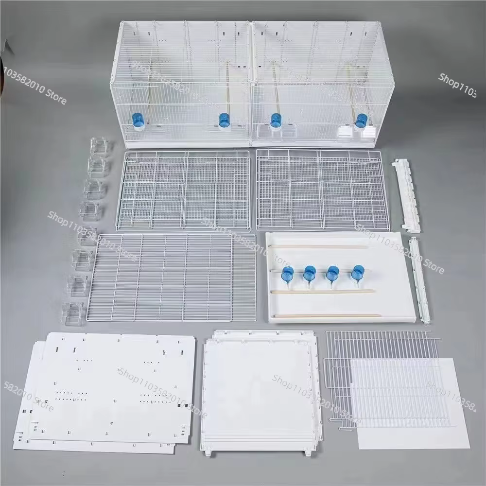 Caja para pájaros grande multicapa - modular y expansiva para uso a largo plazo sin reemplazar — imagen 3