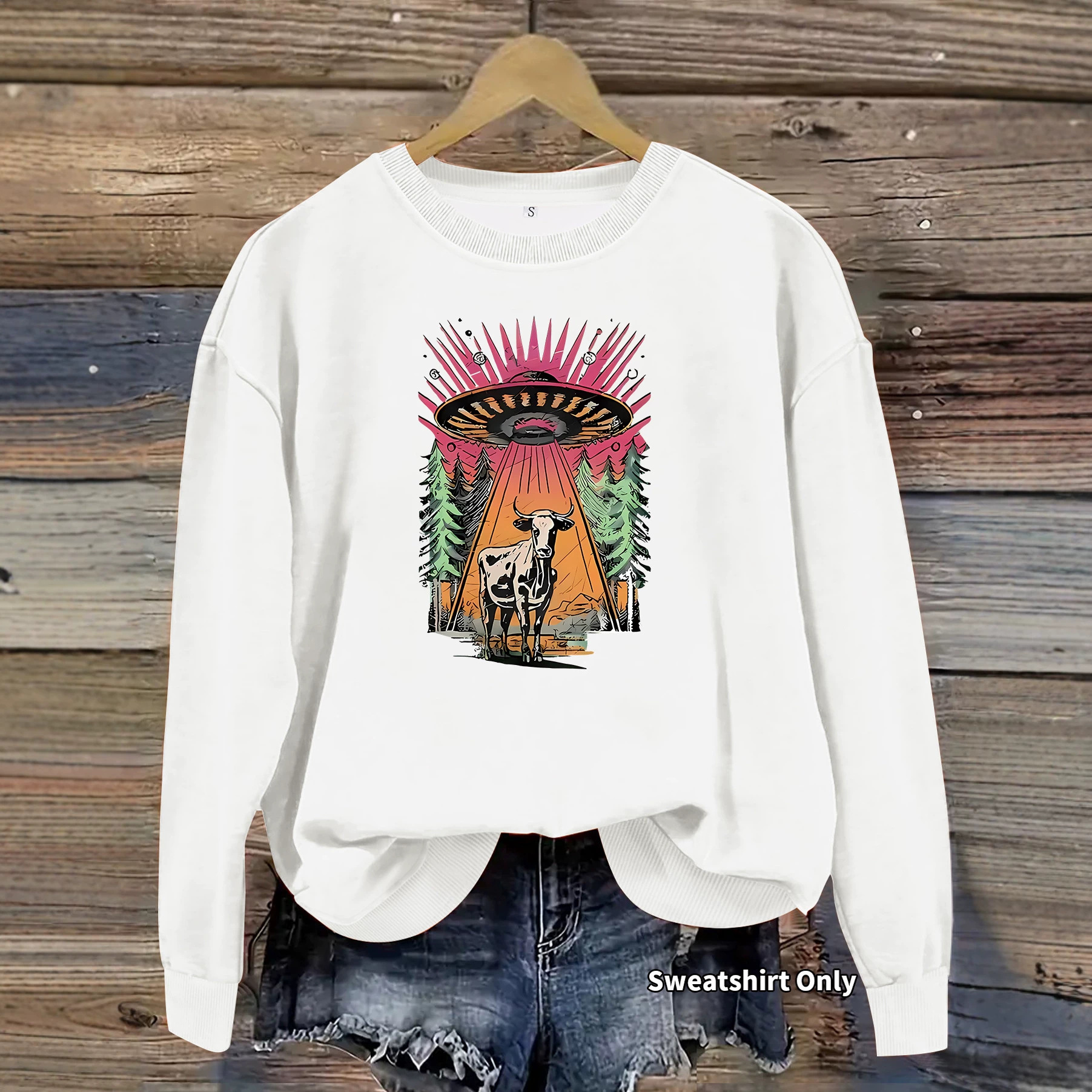 Cattle kidnapped printed hoodie — image 3