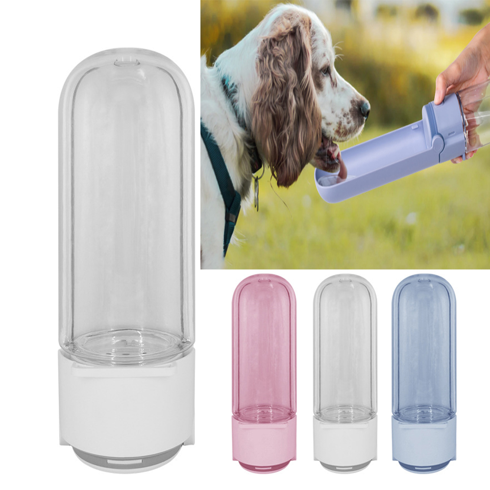 Clamshell Pet Water Cup Pet Water Cup Dog Water Dispenser Go Out Drinking Water Bottle Pet Accompanying Cup — image 1