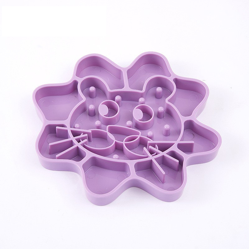 Pet Cat Face Slow Food Bowl Slow Food Bowl Anti Choking Dog Bowl Cat Bowl Anti Overturning Silicone Slow Food Bowl — image 6