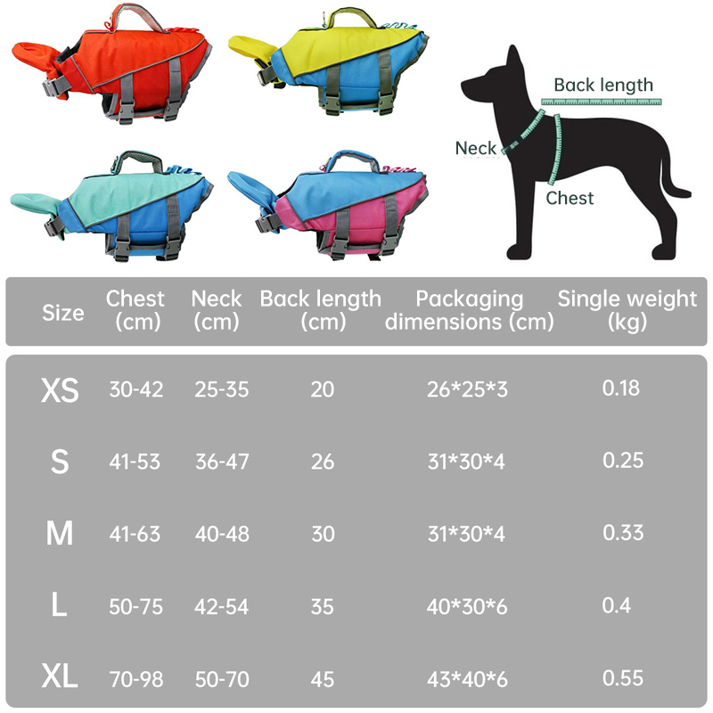 Vestidor de Perro Ajustable con Rayas Reflectivas – Alta Flotabilidad, Chaleco de Seguridad Transpirable para Deportes y Natación — imagen 11