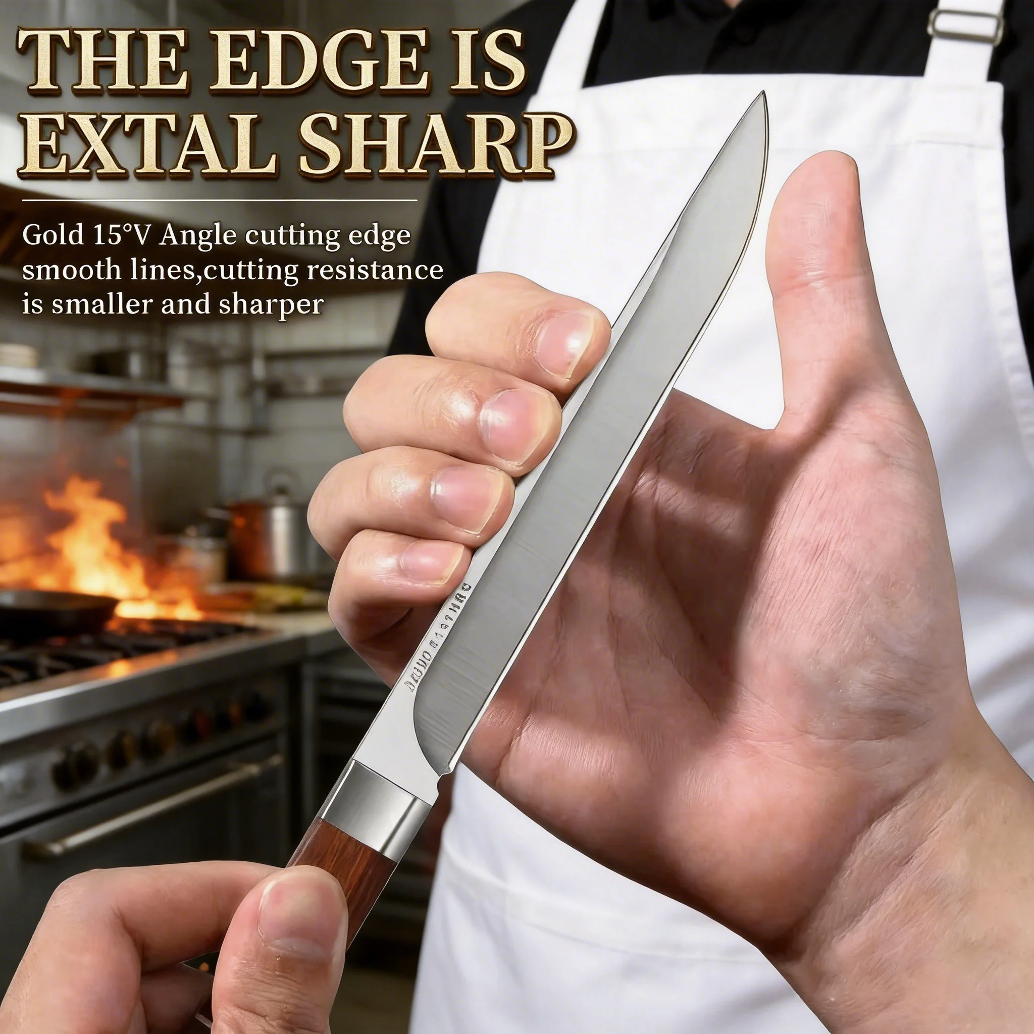 1/2/3 Straight Blade Kitchen Knife Set, Professional Kitchen Fruit Knife, Portable Cutting Knife, High Hardness Japanese Knife — image 4