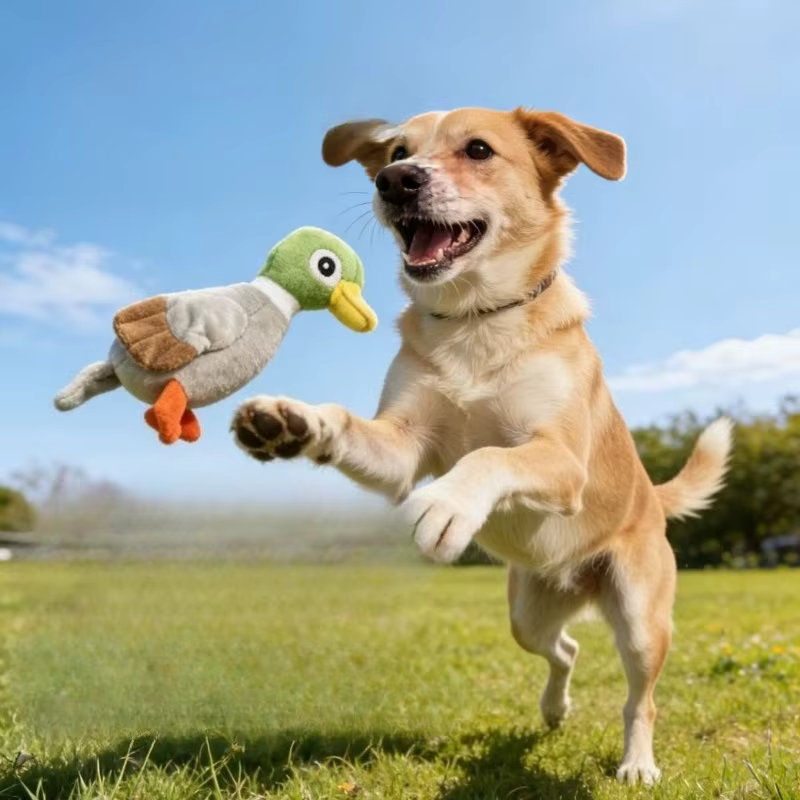 Juguetes para Perros de Pájaro de Algodón Resistente a Mordeduras Juguetes de Sonido para Entrenamiento Plush para Cachorros Suministros Caninos — imagen 2