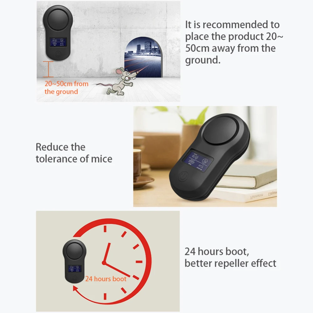 Improved Version Electronic Cat Ultrasound Anti Mosquito Insect Repeller Rat Mouse Cockroach Pest Reject Repellent — image 4