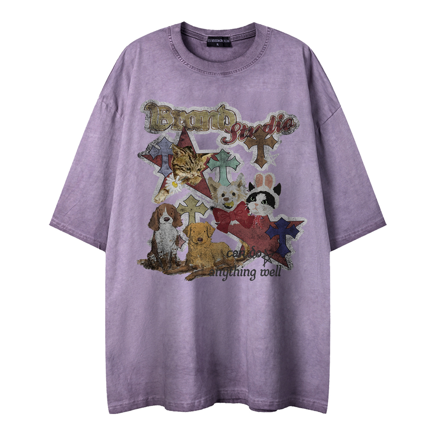 Camisa corta manga para mascotas con diseño animal — imagen 8