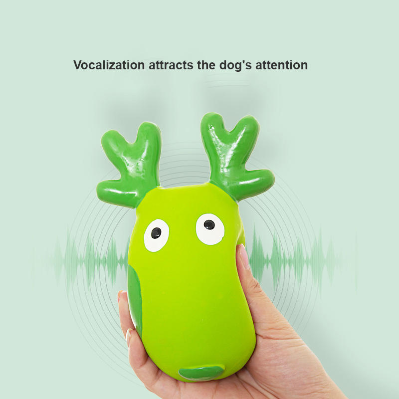 Latex Safe Deer Bite resistant Sound making Teddy Golden Hair corgi Molar Funny Interactive Dog Toy — image 5