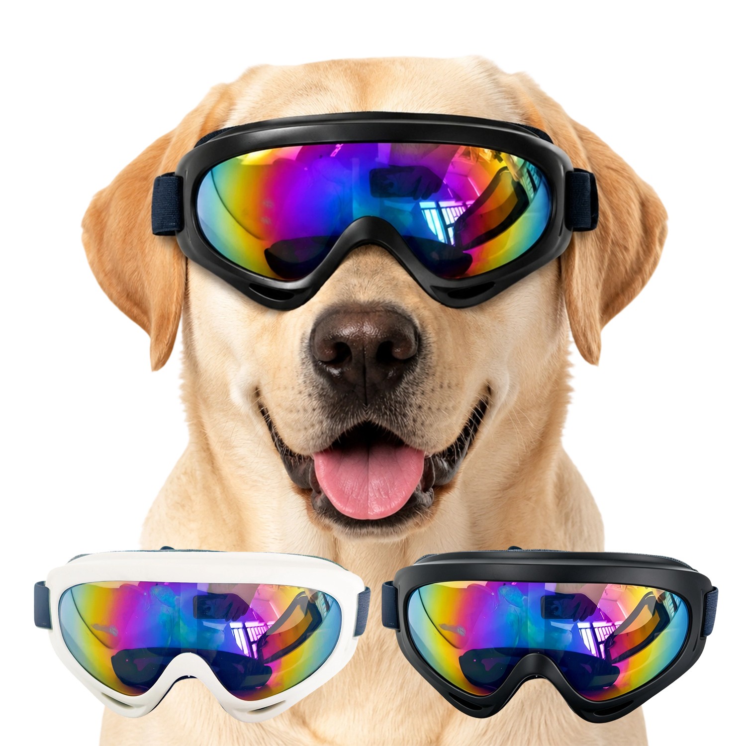 Dog Sunglasses Pet Goggles For Small Dogs Anti-Uv Glasses Eye Protect Windproof — image 1