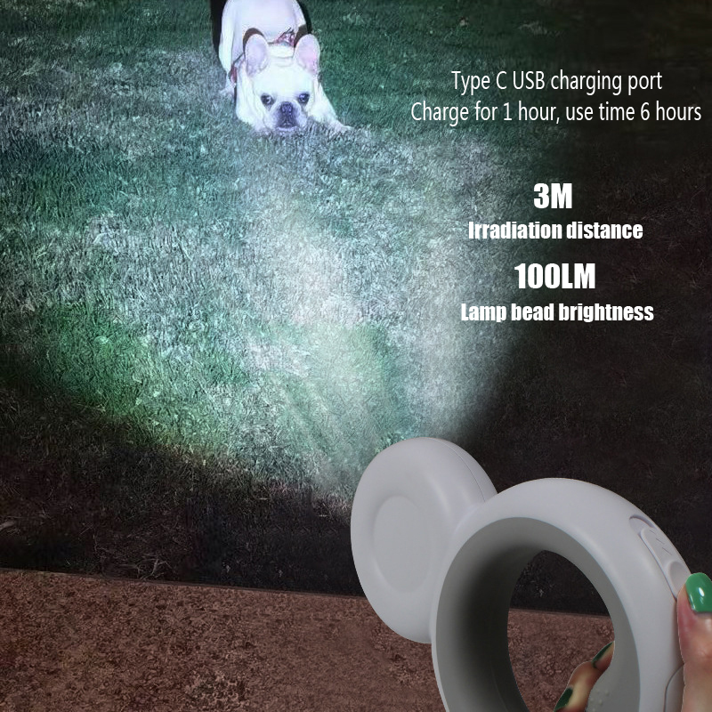 4 in 1 Pet Snowman Leash LED With Night Light Dog Automatic Retractable Leash Dog Supplies Pet Dog Leash — image 3