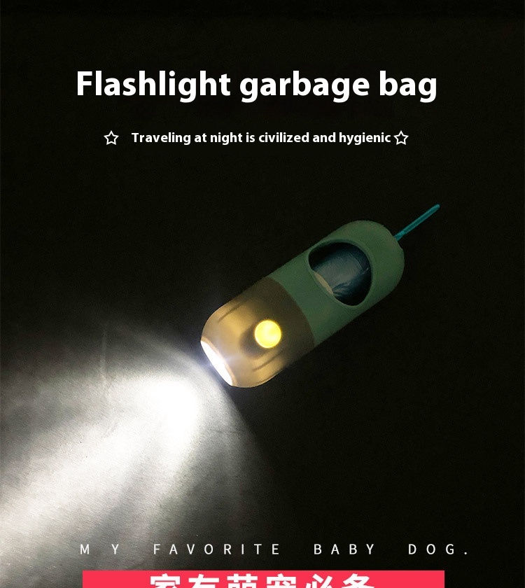 Led Light Pet Waste Bag Dispenser For Dogs Cats Dog Poop Scooper Bags Waste Bags Holder Dispensers Pet Clean Accessories — image 10