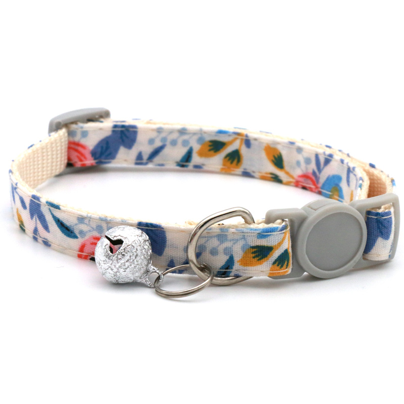 Collar de Triángulo Floral para Perros y Gatos - Bandita de Sol y Margaritas Pequeña — imagen 8