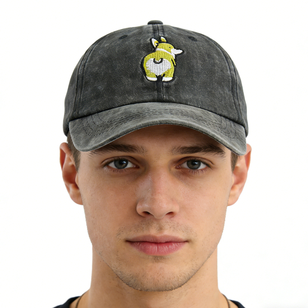 2 gorras de béisbol - Regalos de perro para mujeres, regalo para amantes de perros, regalo para papá en el Día del Padre, regalo para mamá de perro, gorra de béisbol bordada y ajustable — imagen 1