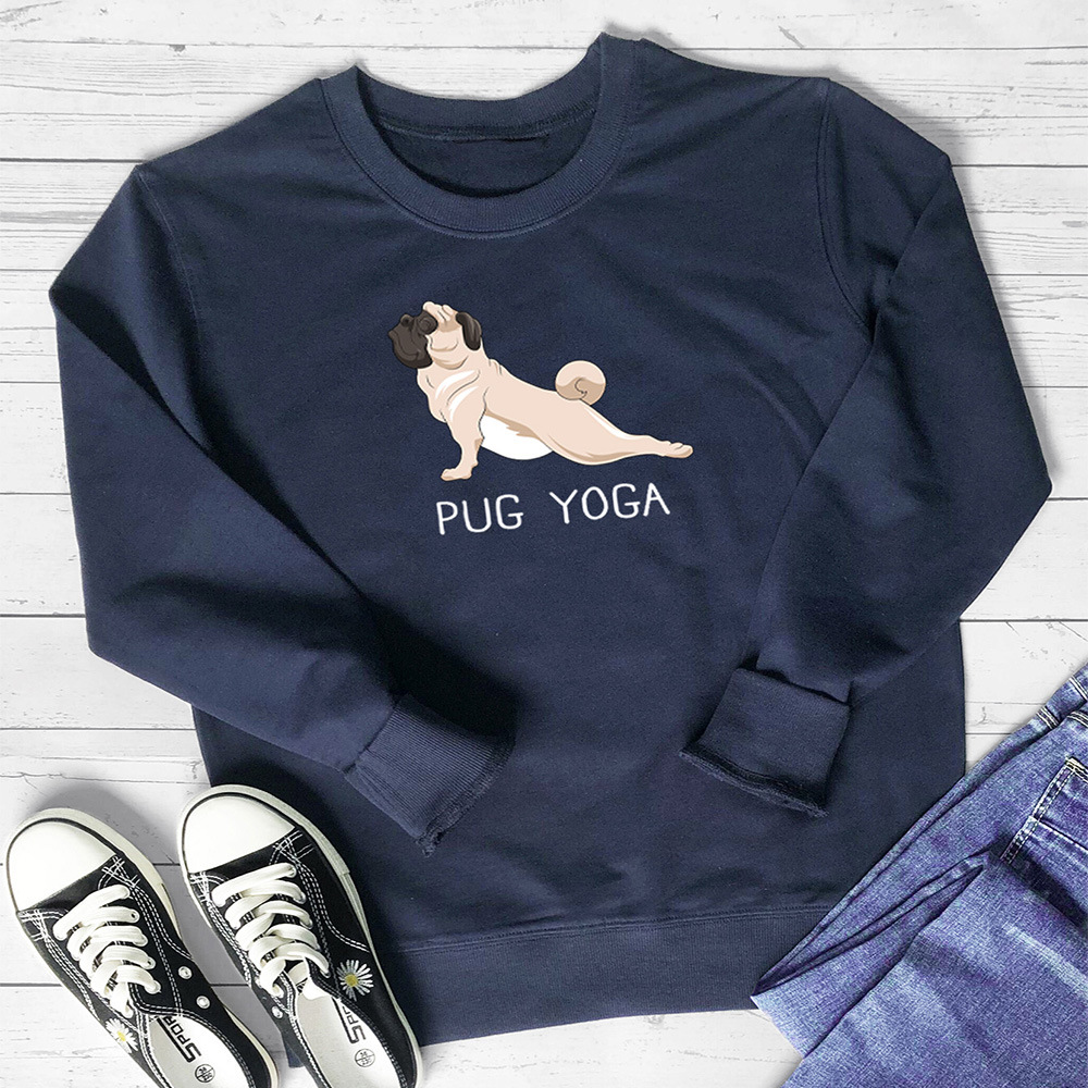 PUG YOGA Alphabet Yoga Dog Hoodie — image 9
