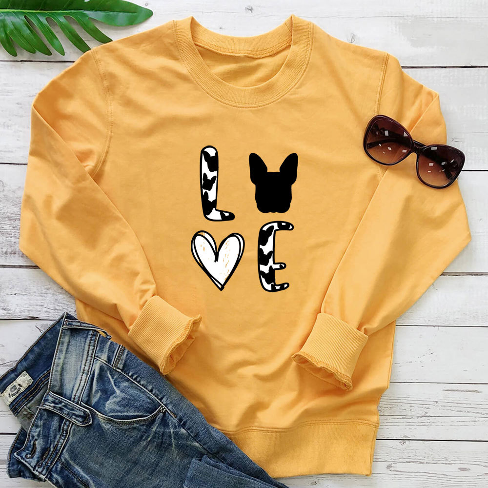 Cow print round neck long sleeved sweatshirt — image 4