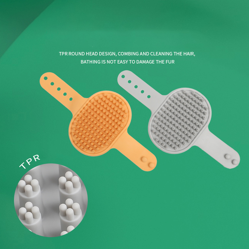 Guantes de Baño para Mascotas, Cepillo de Masaje para Perros, Cepillo de Baño, Cepillo de Eliminación de Pelo para Gatos, Accesorios de Baño para Mascotas — imagen 2