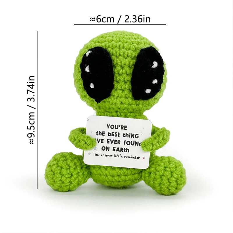 Handmade Knitted Doll Penguin Potato Turtle Dinosaur Donut Cartoon — image 19