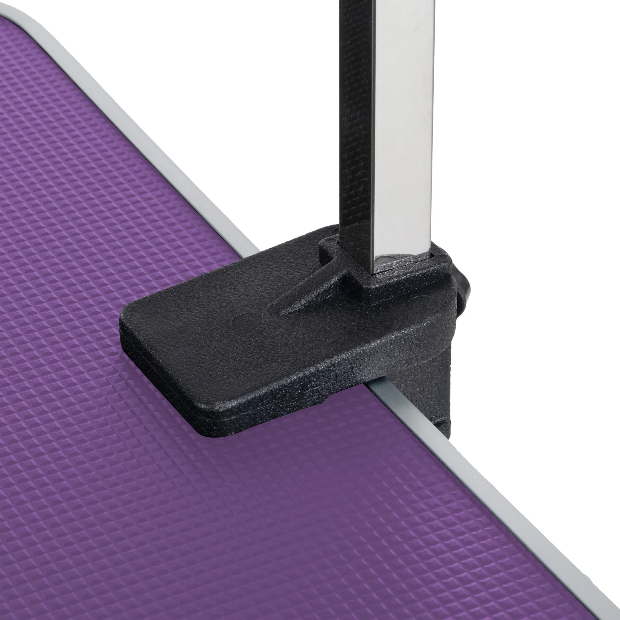36" Folding Dog Pet Grooming Table Stainless Steel Frame Rubber Mat on Board with Adjustable Arm and Clamps pet dog Cat Grooming Table (PURPLE COLOR) — image 2