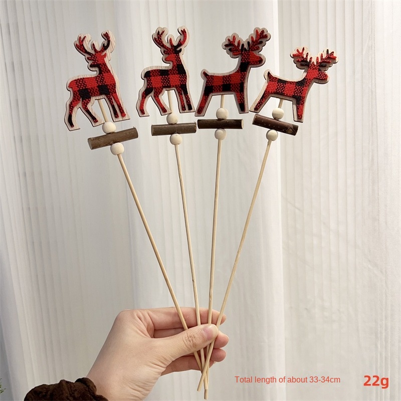 Accesorios de Tarjeta Navideña con Reinas de la Noche y Flores en Maceta - 2 Paquetes DIY — imagen 8