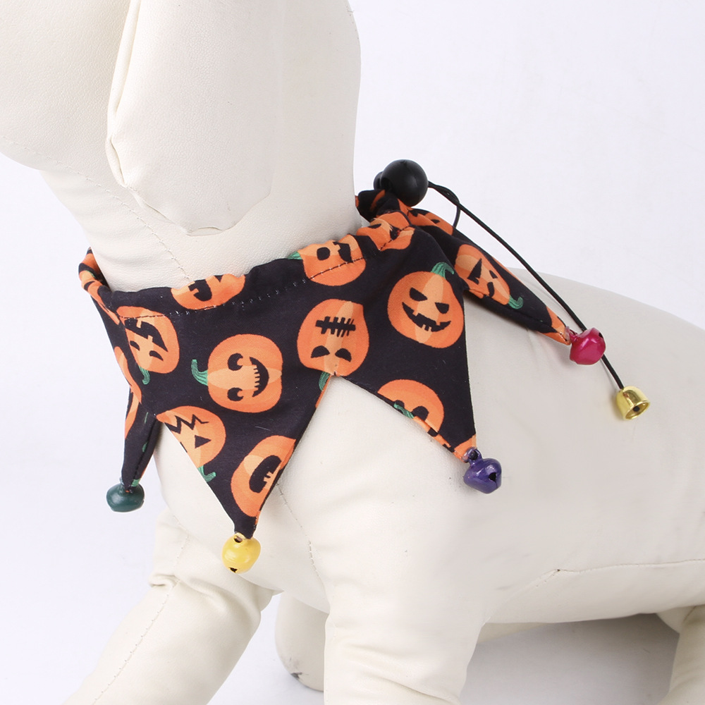 Halloween Hat Scarf Set Skull Pattern Cat Cape Hat Set Decorations — image 3