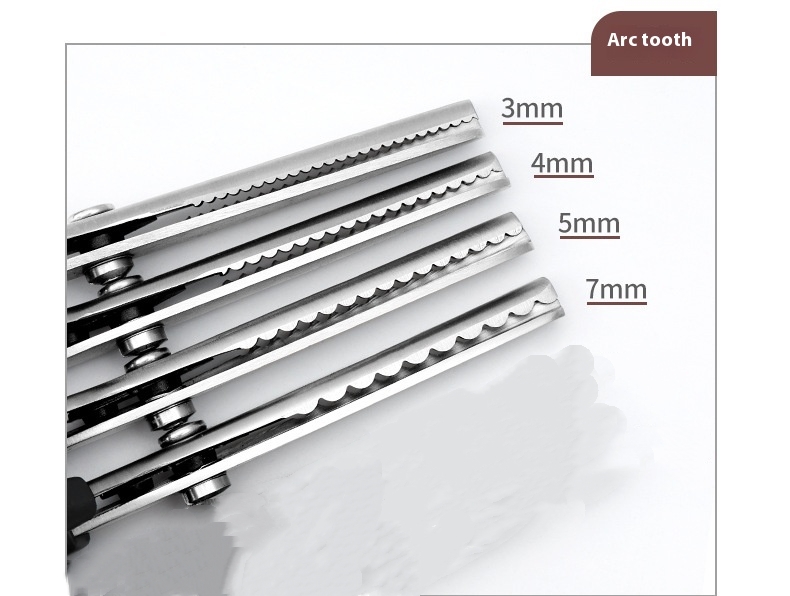 Tijeras de Corte para Perros con Dientes Serrados, Manuales y Artísticas — imagen 8
