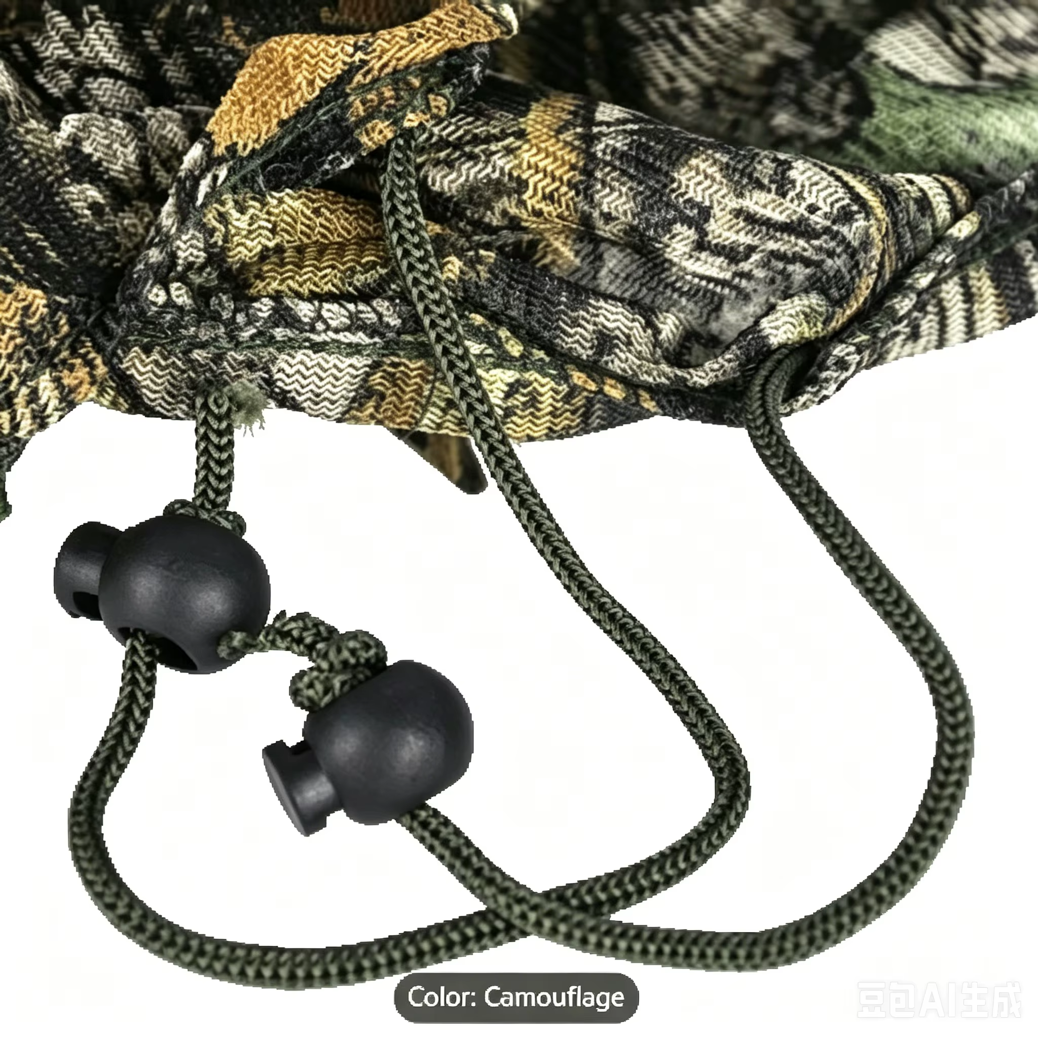 Traje de Camuflaje para Hombres, Ropa Ligera de Caza 3D, Chaqueta con Capucha Vestimenta Respirable para Cazadores — imagen 4