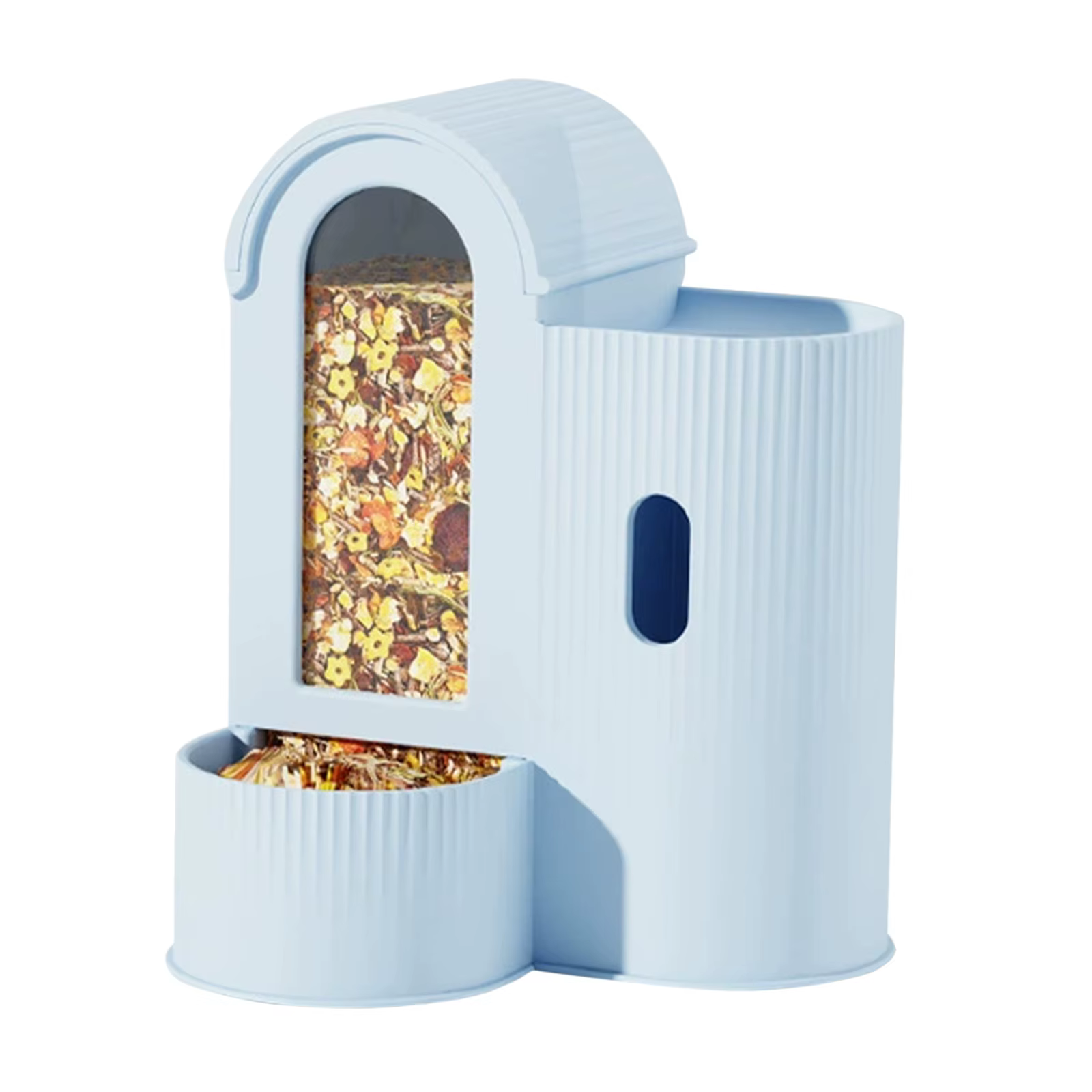 Comedero Automático 2 en 1 con Botella de Agua Alimentador y Bebedero para Hámster Comedero para Animales Pequeños Hámster, Cobaya, Rata, para Jaula y Hogar — imagen 4