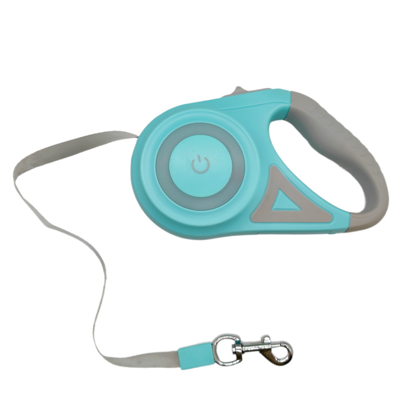 Correa Retráctil Automática para Perro de 3m/5m con Interruptor Táctil, Luz LED de Colores, Correa para Mascotas — imagen 6
