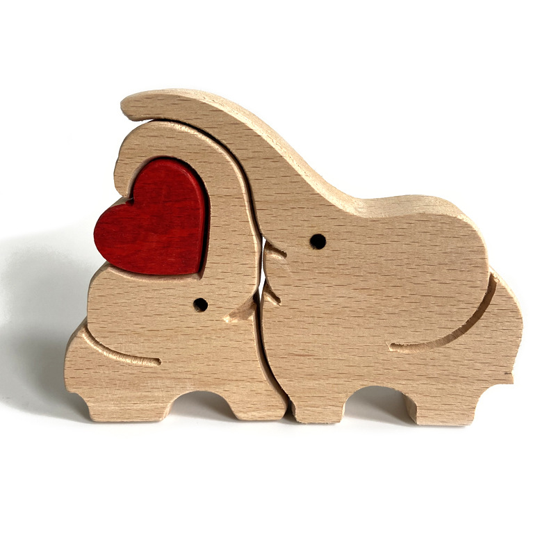 Mother's Day Wooden Products Series Ornaments Animal — image 4