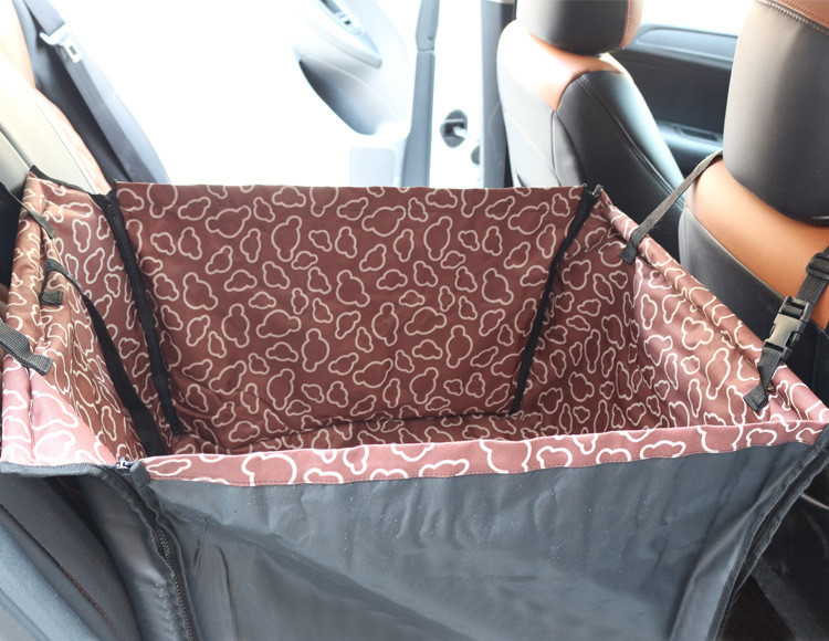 Pet Car MatDog Car MatDog Mat Rear Row Single Seat Foldable Double-layer Dog Car Mat — image 3