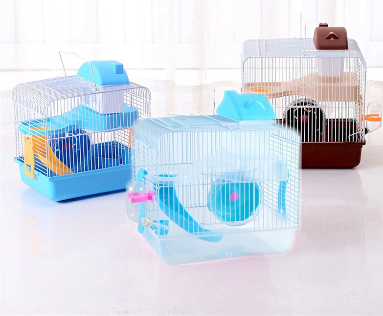 Hamster Cages, Hamsters, Crystal Castles, Double-Layer Villa Supplies, Toys, Five Colors Optional — image 1