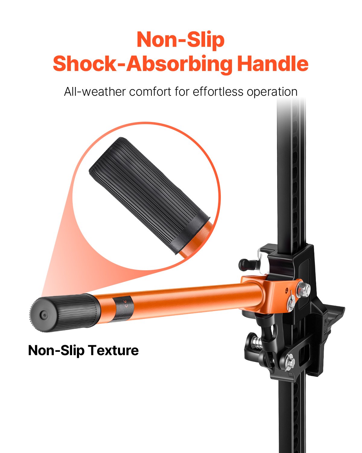 Farm Jack, 42" Utility High Lift Farm Jack, 3.18 Ton (7, 000 Lbs) Capacity Ratcheting Off Road Utility Jacks, Heavy-Duty Lift Jacks With 5.12"-36.6" Lifting Range For Tractor, Truck, SUV — imagen 4