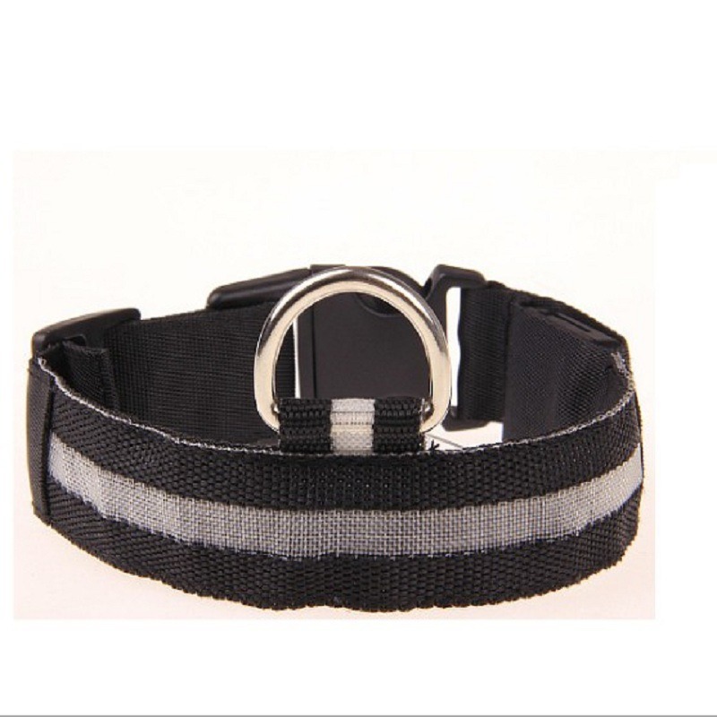 Led Pet Collar Glow Collar Pet Belt Mesh Rechargeable Neck Ring Usb Rechargeable Dog Cord Collar Battery — image 8