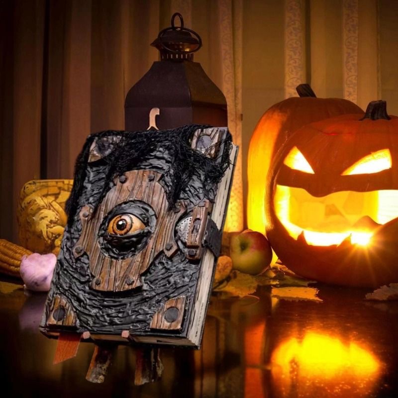 Halloween Decorative Dragon Eye Horror Book Ornament Halloween Living Room Bedroom Home Decoration Gift — image 1