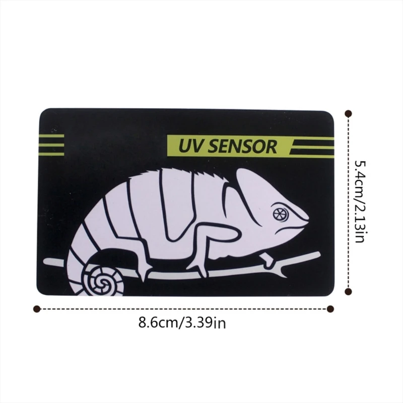 Reptile UVB Light Lamp Bulb Test Card UV Tests Paper Reptiles Terrarium Lamp Life Effective Tester Meter Pet Supplies — image 6