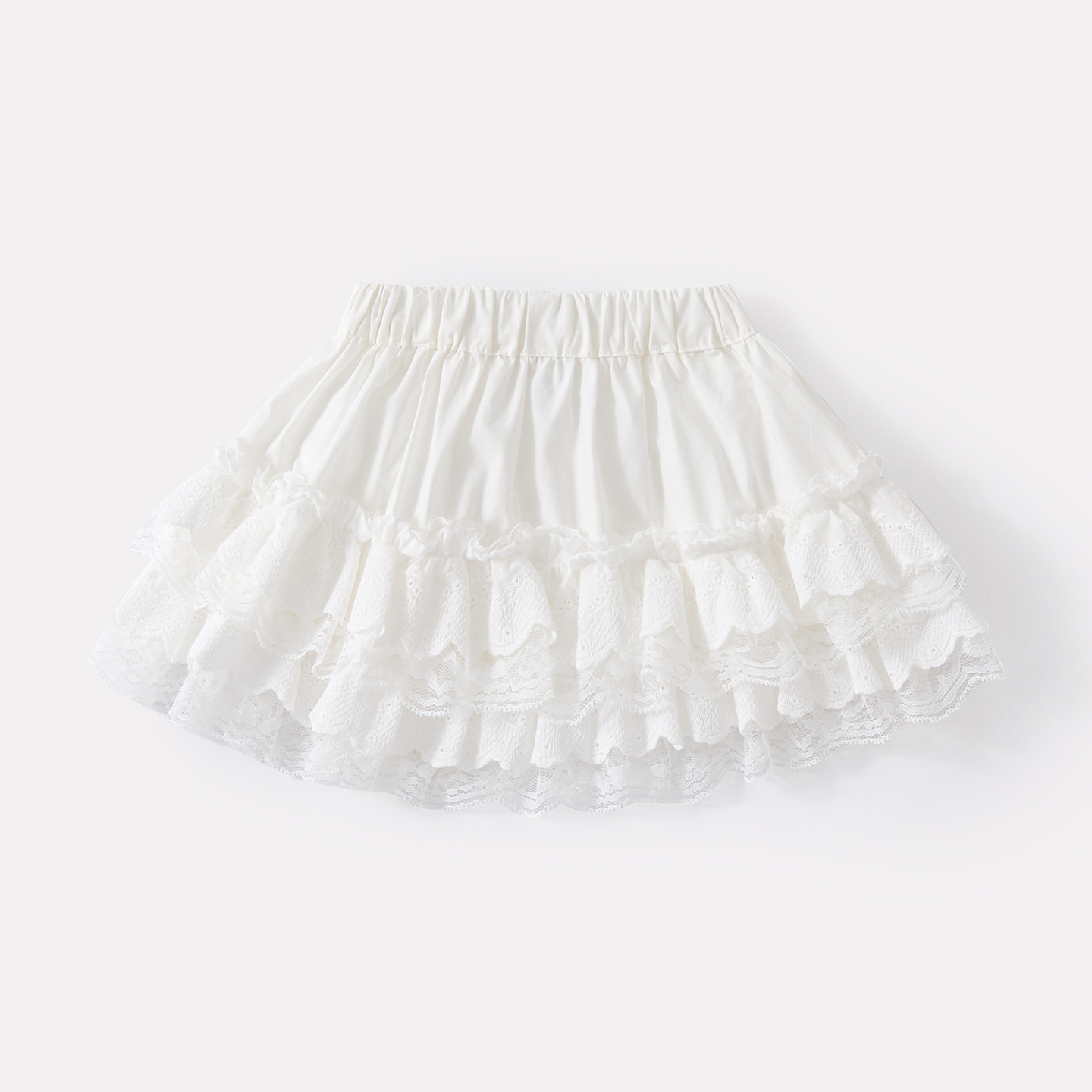 Embroidered Rabbit Ruffle Strap Baby Girl Summer Sweet Breathable Patchwork Skirt — image 8