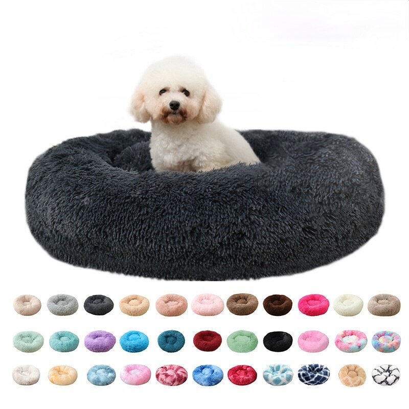 Pet Nest Warm Soft Plush Sleeping Bed Pad Kennel Breathable Dog Cat House Pet Bed Dog house Animals Supplies — image 3