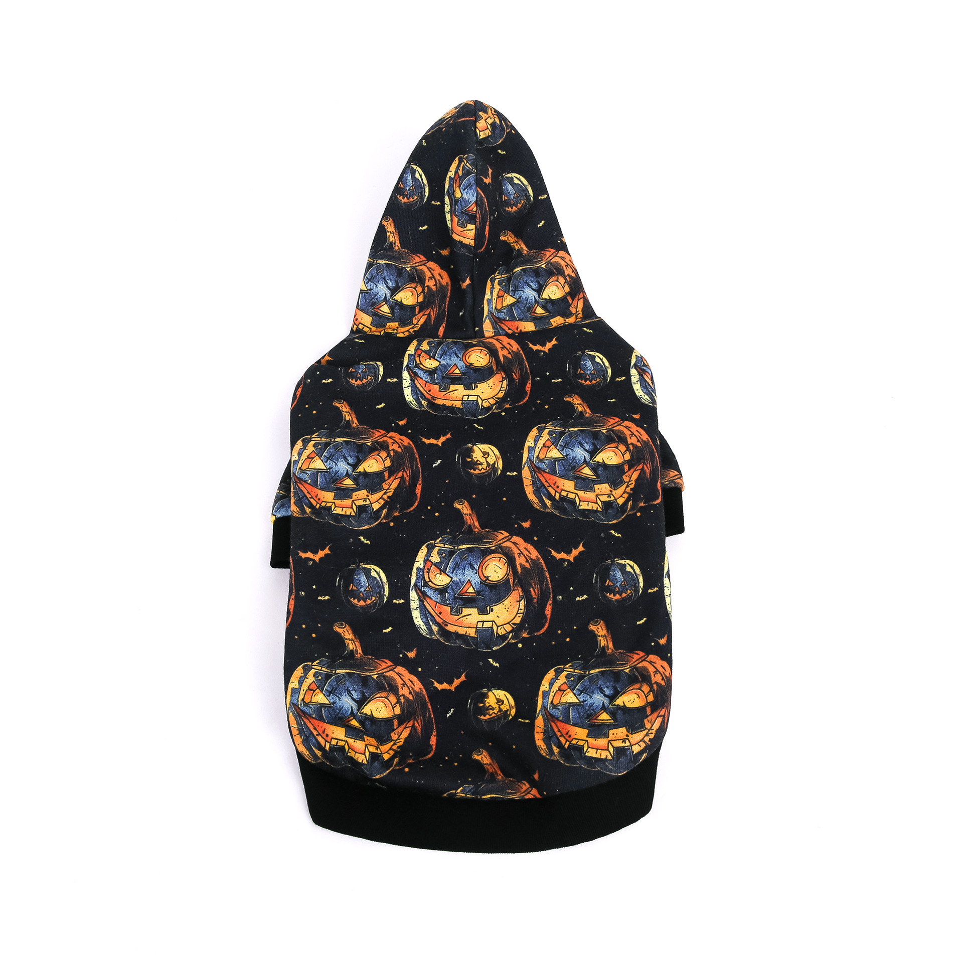 Halloween Pumpkin Wizard Hoodie for Dogs and Cats, Pet Costume for Halloween Party — image 6