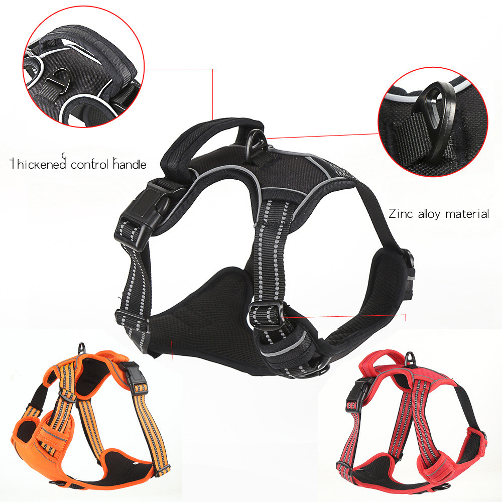 Dog Harness No Pull Breathable Reflective Pet Harness Vest — image 18
