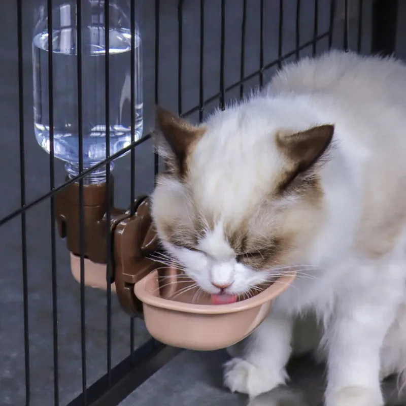 Bolsa de Agua Automática para Mascotas Colgada para Gatos y Perros Comedor de Alimento para Cámaras Acogidas sin Gotas de Agua Bolsa de Beber para Mascotas Sin Derrames — imagen 1