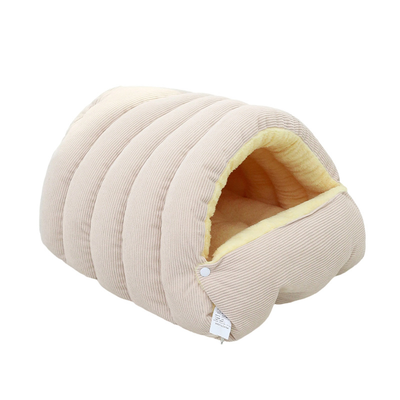 Pet Closed Nest Thickened Warm Detachable Washable Dual purpose Small and Medium sized Dog and Cat Deep Sleeping Nest Mat — image 1