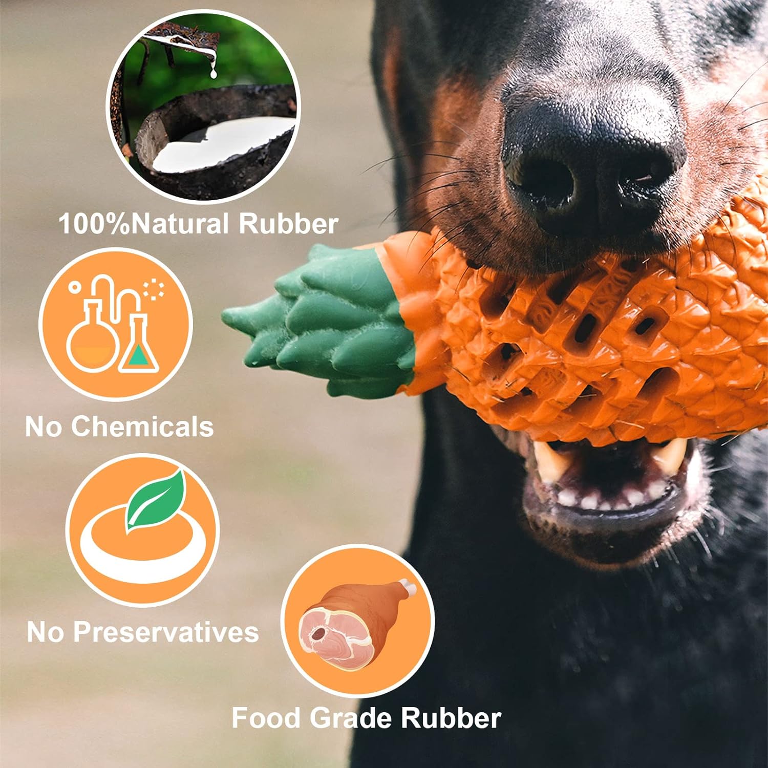 Dog Toys For Dogs Pineapple Dog Chew Toys For Aggressive Chewers Indestructible Dog Toys For Aggressive Chewers Dog Toys For Aggressive Chewers — image 8