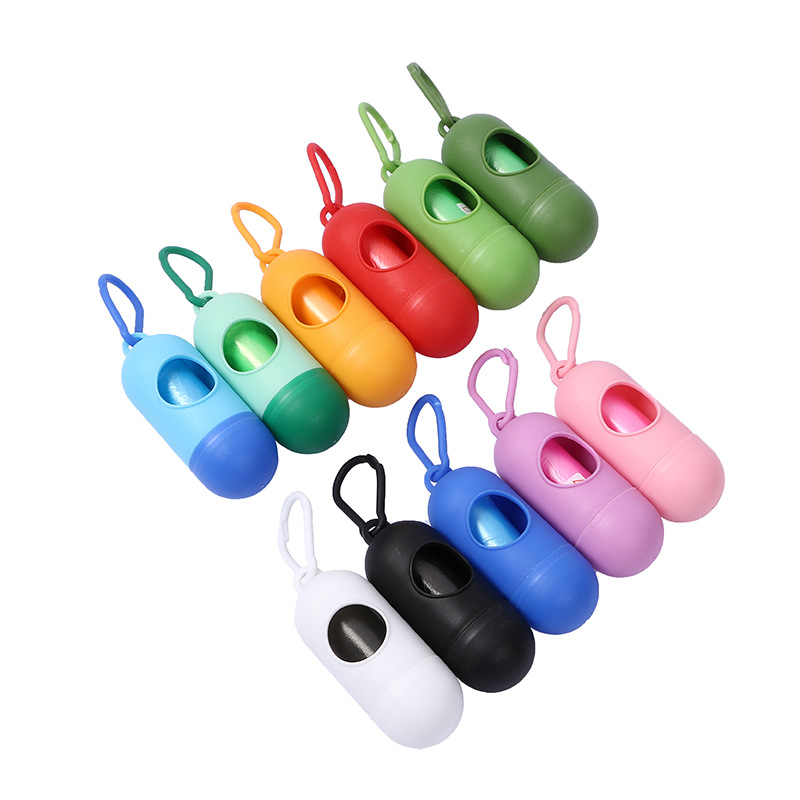 Cajas de Bolsas para Excrementos de Mascotas Portátiles, Capacidad Completa con Bolsa de Papel — imagen 3