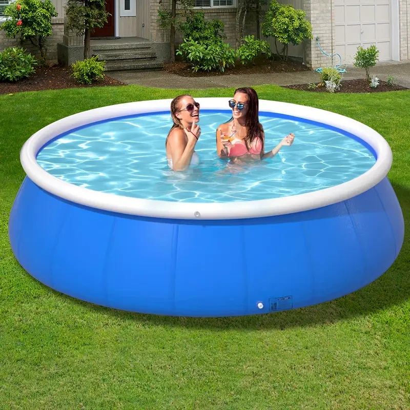 Piscina Inflable de Mariposa 183x51 con Malla de Alambre Coil Azul — imagen 1