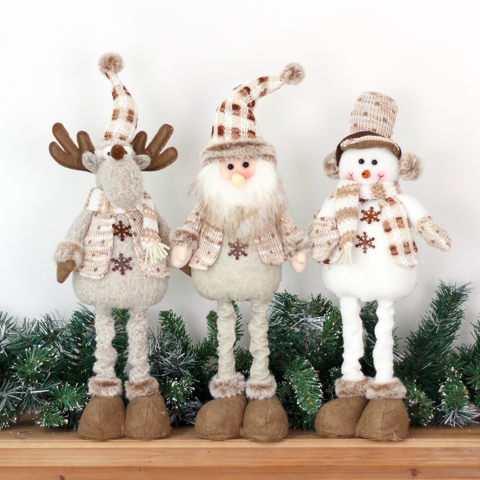 Christmas Decorations Snowman Stretch Doll Elk Doll Festival Window Scene Decoration Ornament — image 7