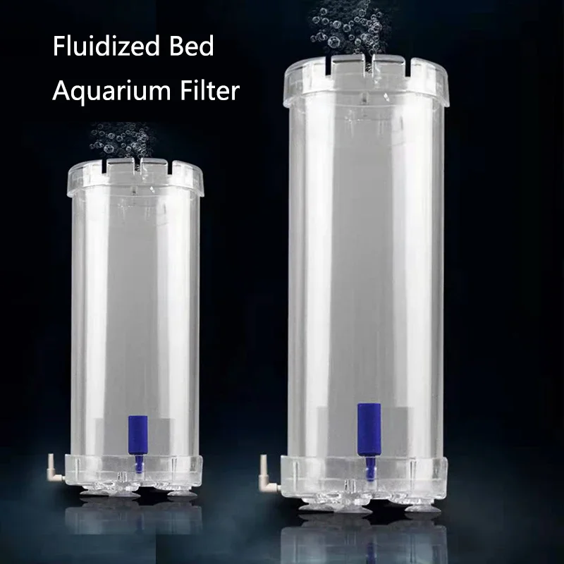 Fish Tank Filter Fluidized Moving Bed Filter Bubble Bio Filter Media With Air Stone Sponge Filters Pneumatic Rolling Biochemical — image 1