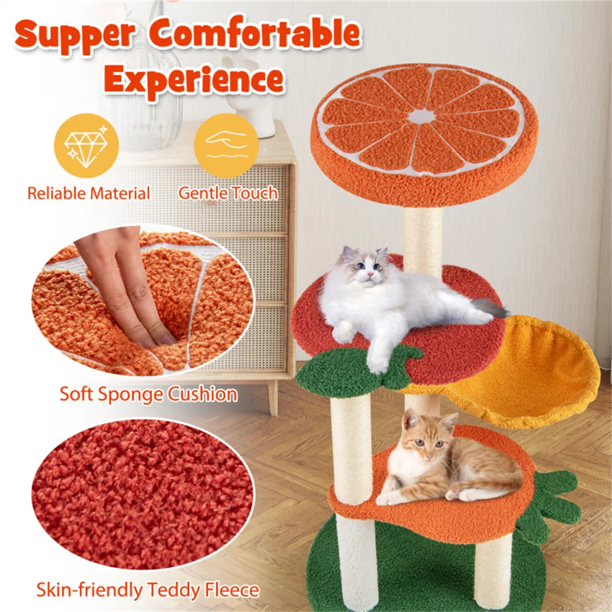 Cat Tree Pet Activity Center Cat Apartment — image 7