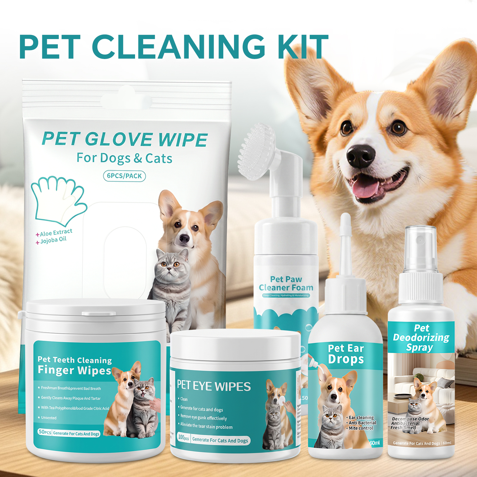 Solo Recogida en Tienda - Kit de Limpieza para Mascotas — imagen 1