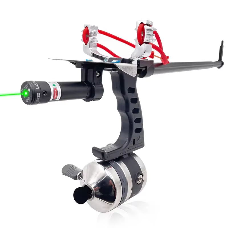 Lanzador de Dardos de Pescar con Láser - Catapulta de Metal para Caza y Pesca — imagen 6