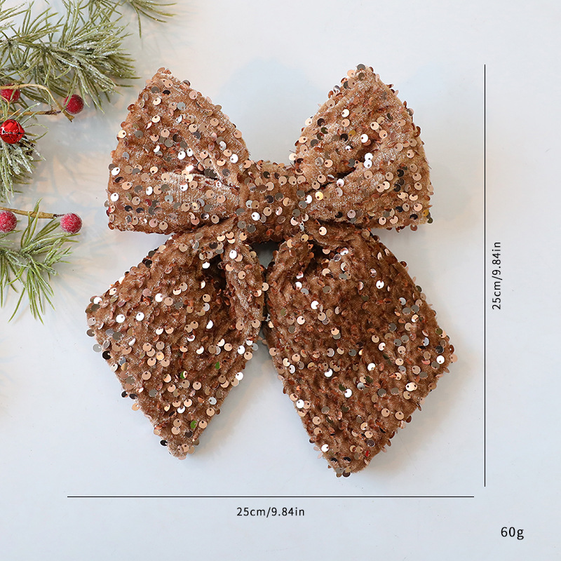 Decoración de Mariposa Navideña con Glitter, Adorno para Ventana, Ornamento de Navidad — imagen 9